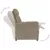 Produktbild 6 för Elektrisk reclinerfåtölj taupe konstmocka