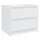 Sängbord 2 st vit 50x39x43,5 cm konstruerat trä