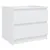 Produktbild 3 för Sängbord 2 st vit 50x39x43,5 cm konstruerat trä
