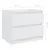 Produktbild 7 för Sängbord 2 st vit 50x39x43,5 cm konstruerat trä