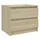 Sängbord 2 st sonoma-ek 50x39x43,5 cm konstruerat trä