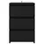 Produktbild 4 för Sängbord 2 st svart 40x35x62,5 cm spånskiva 