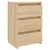 Produktbild 2 för Sängbord sonoma-ek 40x35x62,5 cm konstruerat trä