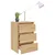 Produktbild 6 för Sängbord sonoma-ek 40x35x62,5 cm konstruerat trä