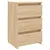 Produktbild 3 för Sängbord 2 st sonoma-ek 40x35x62,5 cm konstruerat trä