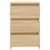 Produktbild 4 för Sängbord 2 st sonoma-ek 40x35x62,5 cm konstruerat trä