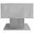 Produktbild 4 för Soffbord betonggrå 103,5x50x44,5 cm konstruerat trä