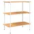 Produktbild 5 för Hyllenhet med 3 hyllplan vit och ek 80x40x92 cm
