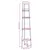 Produktbild 8 för Hörnhylla 5 hyllplan svart 45,5x31,5x180 cm