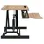 Produktbild 4 för Justerbar arbetsstation 60x40x(13-41,5)cm stål konstruerat trä