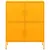 Produktbild 3 för Förvaringsskåp senapsgul 80x35x101,5 cm stål