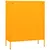 Produktbild 5 för Förvaringsskåp senapsgul 80x35x101,5 cm stål