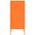 Förvaringsskåp orange 42,5x35x101,5 cm stål