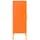 Förvaringsskåp orange 42,5x35x101,5 cm stål