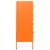 Produktbild 4 för Byrå orange 80x35x101,5 cm stål
