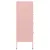 Produktbild 4 för Byrå rosa 80x35x101,5 cm stål