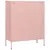 Produktbild 5 för Byrå rosa 80x35x101,5 cm stål