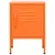 Produktbild 3 för Sängbord orange 35x35x51 cm stål