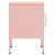 Produktbild 6 för Nattduksbord rosa 35x35x51 cm stål
