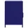 Sängbord marinblå 35x35x51 cm stål