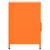 Produktbild 4 för Sängbord orange 35x35x51 cm stål