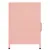 Produktbild 4 för Sängbord rosa 35x35x51 cm stål