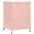 Produktbild 5 för Sängbord rosa 35x35x51 cm stål