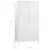 Produktbild 10 för Garderob 90x50x180 cm vit stål