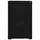 Dokumentskåp svart 46x62x72,5 cm stål