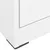 Produktbild 7 för Dokumentskåp vit 90x46x134 cm stål