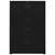 Produktbild 2 för Dokumentskåp svart 90x46x134 cm stål