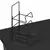 Produktbild 7 för Gamingskrivbord med K-formade ben svart 90x60x75 cm