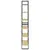 Produktbild 6 för Hög bokhylla 80x30x210 cm massiv furu 