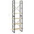 Produktbild 9 för Hög bokhylla 80x30x210 cm massiv furu 
