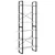 Produktbild 2 för Bokhylla vit 100x30x210 cm konstruerat trä