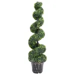 Konstväxt buxbomar spiral med kruka 117 cm grön