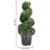 Produktbild 5 för Konstväxt buxbomar spiral med kruka 89 cm grön