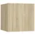 Produktbild 4 för Väggmonterade tv-skåp 8 delar sonoma-ek 30,5x30x30 cm
