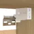 Produktbild 6 för TV-skåp 7 delar vit och sonoma-ek 30,5x30x60 cm spånskiva