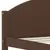 Produktbild 6 för Sängram mörkbrun massiv furu 100x200 cm
