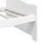 Produktbild 7 för Dagbädd 3-sits vit massiv furu 90x200 cm