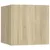 Produktbild 2 för Sängbord sonoma-ek 30,5x30x30 cm konstruerat trä