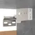 Produktbild 8 för Sängbord betonggrå 30,5x30x30 cm konstruerat trä