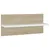 Produktbild 5 för Vägghyllor 4 st vit och sonoma-ek 40x11,5x18 cm