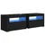 Produktbild 2 för Sängbord med LEDs 2 st Svart 60x35x40 cm