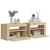 Produktbild 7 för Sängbord 2 st med LED-belysning Sonoma ek 60x35x40 cm
