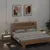 Produktbild 10 för Sängbord 2 st med LED-belysning Sonoma ek 60x35x40 cm