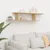 Produktbild 3 för Väggmonterad tv-hylla sonoma-ek 125x18x23 cm konstruerat trä