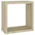 Produktbild 7 för Vägghylla kubformad 6 st sonoma-ek 30x15x30 cm