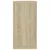 Produktbild 7 för Vägghylla kubformad 4 st sonoma-ek 100x15x30 cm konstruerat trä